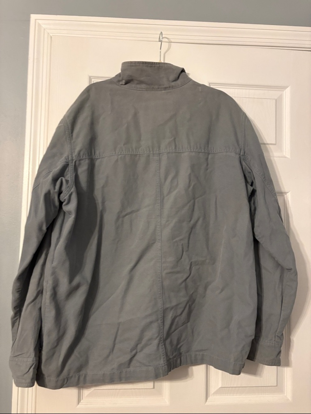 Columbia Light Gray Men's Zip-Front Shirt Jacket - Picture 5 of 6